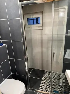 Salle de bains dans l'établissement La Ferme du Preneau