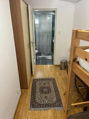 Salle de bains dans l'établissement La Ferme du Preneau