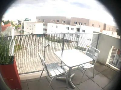 Balcon ou terrasse dans l'établissement Le Petit Zénith