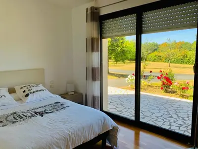Un ou plusieurs lits dans un hébergement de l'établissement Villa du Bois Verts