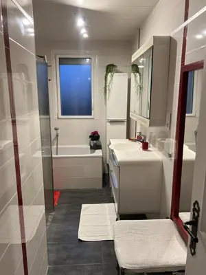 Salle de bains dans l'établissement Chambres d'hôtes La Rose Des Sables