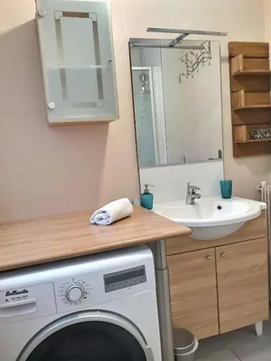 Salle de bains dans l'établissement Nant'Sud Loire