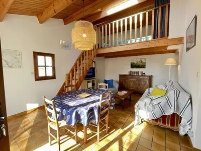 Plan de l'établissement Maison cosy avec mezzanine, proche plage et commerces, terrasse tranquille - Noirmoutier-en-l'Île - FR-1-224B-606