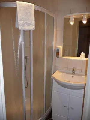 Salle de bains dans l'établissement La Godinière