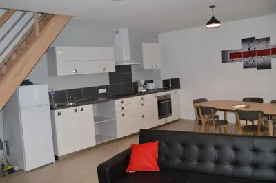 Cuisine ou kitchenette dans l'établissement 10 rue du renard