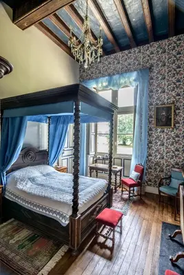 Un ou plusieurs lits dans un hébergement de l'établissement Manoir De La Chouanniere
