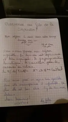 Plan de l'établissement Gîte de La Sapinière à 15 min du Puy du Fou