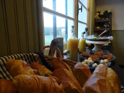 Nourriture dans le B&B/chambre d'hôtes ou à proximité