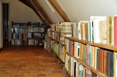 Bibliothèque dans le B&B/chambre d'hôtes