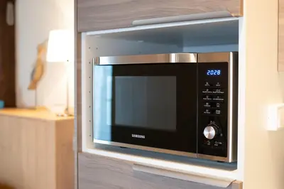 Cuisine ou kitchenette dans l'établissement Au Passage du Gois
