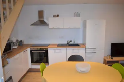 Cuisine ou kitchenette dans l'établissement Logement Vendée