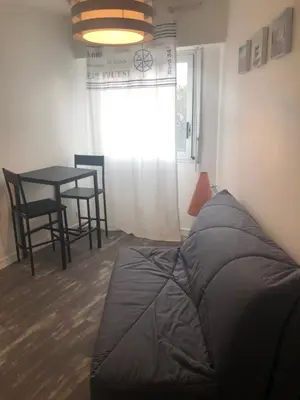 Coin salon dans l'établissement Résidence Le Club