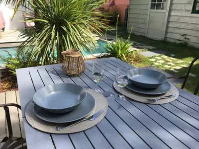 Plan de l'établissement Le Nid du Héron, maison avec piscine chauffée privative au cœur de Nantes