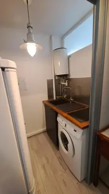 Cuisine ou kitchenette dans l'établissement COUCHANT RADIEUX Appartement 2 pièces 4 personnes vue mer