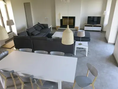 Coin salon dans l'établissement Gîte familial à l'Aiguillon-sur-Vie
