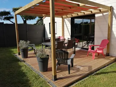 Jardin de l'établissement GITE AUX P'TITS OIGNONS