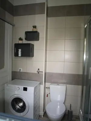 Salle de bains dans l'établissement GITE AUX P'TITS OIGNONS