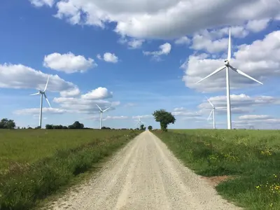 Paysage naturel près de la maison de vacances
