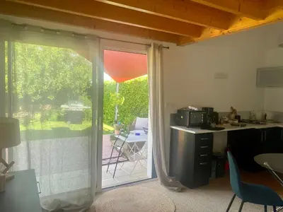 Cuisine ou kitchenette dans l'établissement La Petite Chaunière