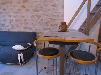 Coin salon dans l'établissement Domaine des fées
