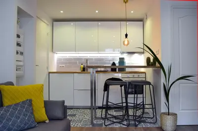 Cuisine ou kitchenette dans l'établissement Appartement Amalfi Hyper Centre