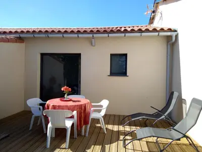 Balcon ou terrasse dans l'établissement Au refuge des farfas