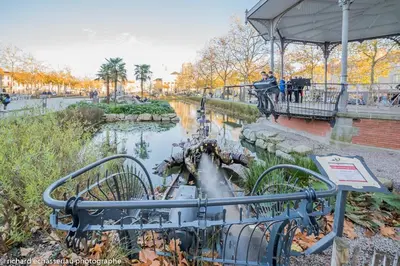 Jardin de l'établissement Hôtel de la Vendée