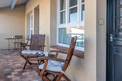 Balcon ou terrasse dans l'établissement Le Manoir de l'antiquité