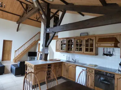 Cuisine ou kitchenette dans l'établissement Escale Vendéenne - Le Gîte 8 personnes