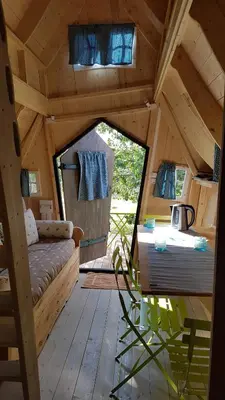 Un ou plusieurs lits dans un hébergement de l'établissement Les CASAS La Champrenière