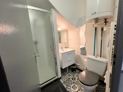 Salle de bains dans l'établissement Lysbed - Desjardins