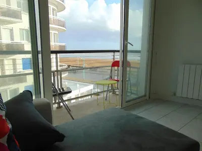 Balcon ou terrasse dans l'établissement appartement vue sur mer