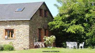 Jardin de l'établissement Gîte Aubance 5 Places Moulin de la Placette