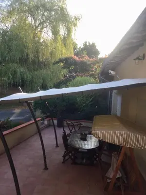 Balcon ou terrasse dans l'établissement Ouche de Gravoire Gîte