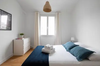 Un ou plusieurs lits dans un hébergement de l'établissement Harmonie - Magnifique appt proche Cité des Congrès