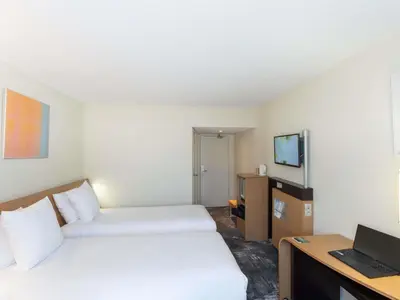 Télévision ou salle de divertissement dans l'établissement Novotel Nantes Centre Bord de Loire