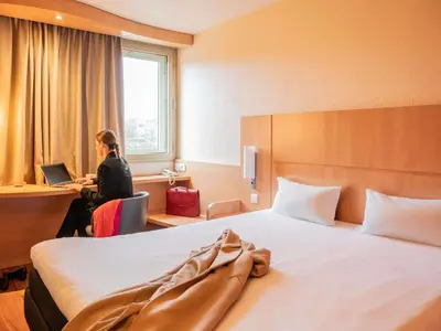 Un ou plusieurs lits dans un hébergement de l'établissement ibis Nantes Centre Gare Sud