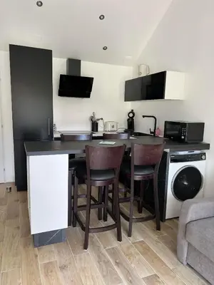 Cuisine ou kitchenette dans l'établissement madeline house's