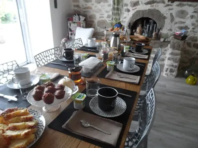 Nourriture dans la maison d'hôtes ou à proximité
