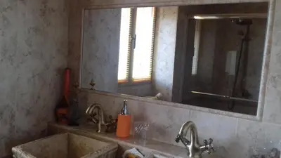 Salle de bains dans l'établissement La Muscadîne