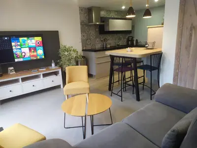 Cuisine ou kitchenette dans l'établissement La Loge Bertine France