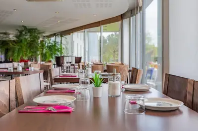 Coin salon dans l'établissement Appart’City Confort Nantes Ouest Saint-Herblain