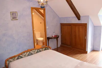 Un ou plusieurs lits dans un hébergement de l'établissement Chambres d'hôtes de Lunel