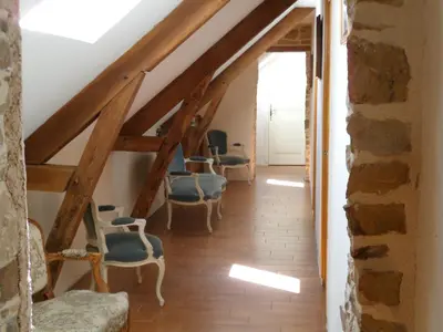 Coin salon dans l'établissement Chambres d'hôtes de Lunel