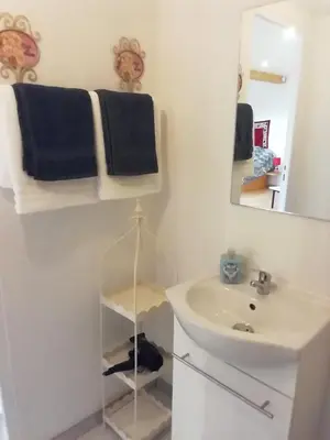 Télévision ou salle de divertissement dans l'établissement La Grange du Layon