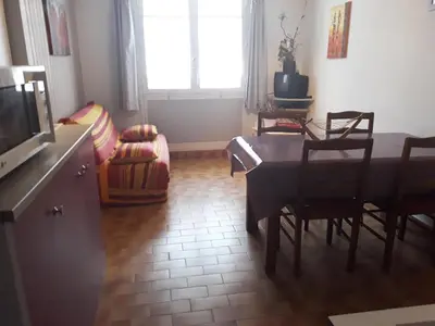 Coin salon dans l'établissement Un petit coin de campagne dans le pays de Saint-Gilles