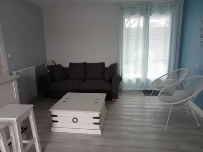 Coin salon dans l'établissement Maison pour 6 au coeur de Saint-Hilaire-de-Riez
