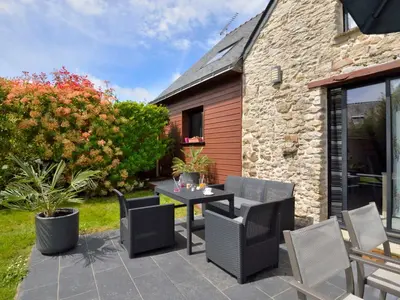 Coin salon dans l'établissement Holiday Home Le Graffi'Ty by Interhome