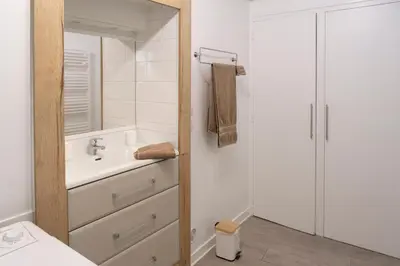 Salle de bains dans l'établissement L'appart à Mimine