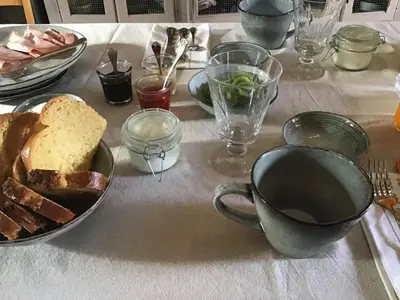 Nourriture dans la maison d'hôtes ou à proximité